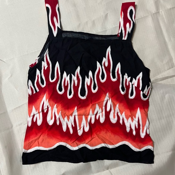 Funky Flame Bandana Top - Picture 2 of 2